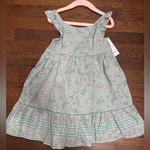 OshKosh B'gosh Green Ruffled Tiered Sundress